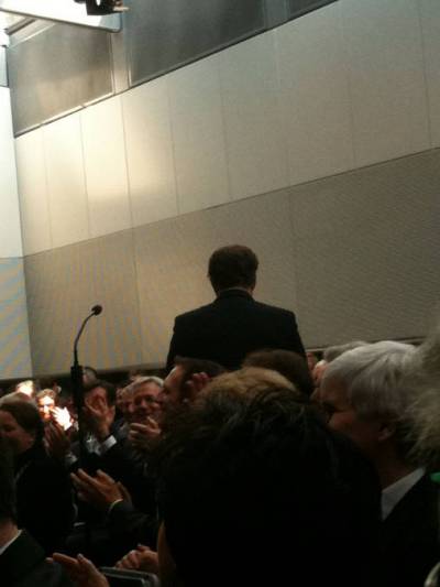 CDU-Wahlmann Otto Rehhagel nach der Herta Niederlage gegen die Bayern