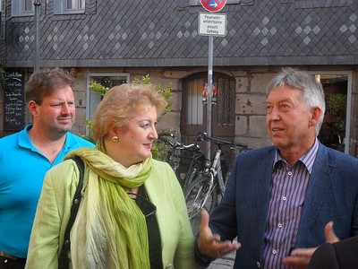 Ein wichtiger Dialog, um das Image der Gustavstra�e des 