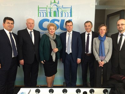 Delegation aus Albanien zu Besuch im Ausschuss f�r Verfassung, Recht und Parlamentsfragen des Bayerischen Landtags