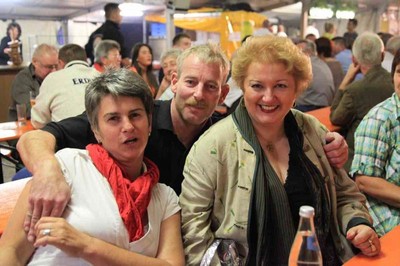 Gem�tliches Beisammensein auf der Rehdorfer Kirchweih