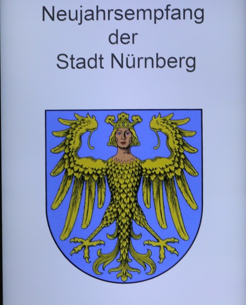 Impressionen vom Neujahresempfang 2023 der Stadt Nürnberg.
Foto: Udo Dreier