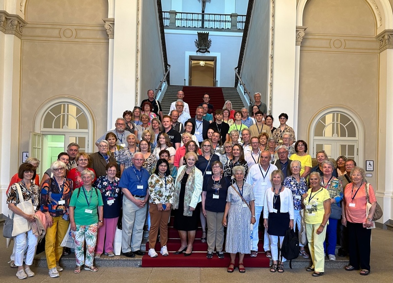 Mit einer Besuchergruppe aus dem Stimmkreis zu Besuch im Bayerischen Landtag im Juni 2023.
Foto: Kerstin Wies