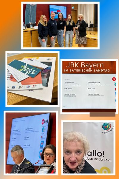 Das Bayerische Jugendrotkreuz zu Gast im Bayerischen Landtag: Mit einer Podiumsdiskussion zum Thema Schutzkonzept vor sexualisierter Gewalt und Grenzüberschreitungen in der Kinder- und Jugendarbeit packte das JRK Bayern ein Zweifels ohne heißes und aktuelles Thema an. Besonders schön war es, das JRK Team aus Großhabersdorf zu treffen - aktive BRKler aus dem Kreisverband Fürth sind halt überall präsent ;-).
Fotos: Petra Guttenberger, CSU-Fraktion