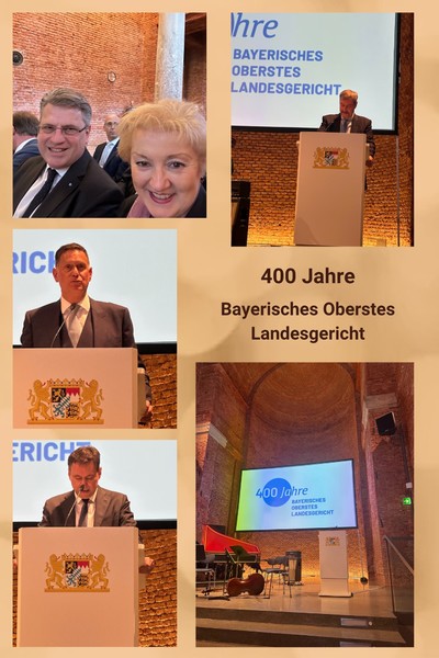 400 Jahre Bayerisches Oberstes Landesgericht - Die Einheitlichkeit der Rechtsprechung ist ein hohtes Gut. Das Bayerische Oberstes Landesgericht leistet hierzu einen wichtigen Beitrag.
Fotos: privat