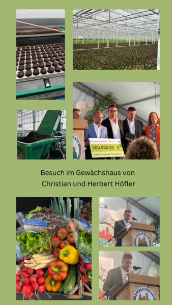 Bei Christian und Herbert Höfler wird Salat erzeugt soweit das Auge reicht - und das ohne jeglichen  Einsatz von Insektiziden. Beste Voraussetzungen für eine gesunde Ernährung. Bewundernswert auch die Logistik: hier werden 30.000 Salate pro Tag geerntet und in den Vertrieb gebracht.
Foto: privat