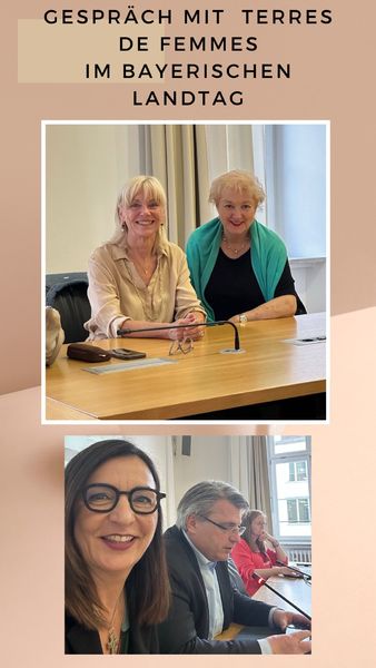 Im Austausch mit Terres de Femmes im Bayerischen Landtag: "Kinderkopftuch" - kein Weg zur gelungenen Integration.
Fotos: Pressestelle Bayerischer Landtag