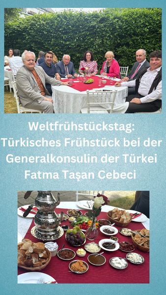 Ein ganz besonderer Start in den Tag war das türkische Frühstück bei der Generalkonsulin Fatma Ta&#351;an Cebeci in Nürnberg. Einmal mehr bot sich die Gelegenheit, bestehende Netzwerke zu vertiefen. Dabei habe ich auch Ministerpräsident a.D. Dr. Günther Beckstein und den langjährigen Regierungspräsidenten Dr. Thomas Bauer getroffen. Herzlichen Dank für die Einladung!
Fotos: Generalkonsulin Fatma Ta&#351;an Cebeci
