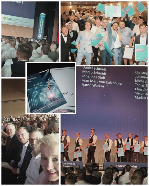 Meisterfeier der Handwerkskammer Nürnberg für Mittelfranken - ein tolles Event. Eine Meisterfeier ist etwas ganz besonderes und es ist begeisternd zu sehen, wie viele Menschen alljährlich diesen Weg wählen! Mit dem Meister-BaföG tragen wir in Bayern dazu bei, diesen Weg zu erleichtern und es stehen danach viele berufliche Wege offen. Herzlichen Glückwunsch an alle, dies sich durch die Meisterkurse und die verschiedenen Prüfungen ans Ziel bewegt haben!
Fotos: P. Guttenberger und @HWK
