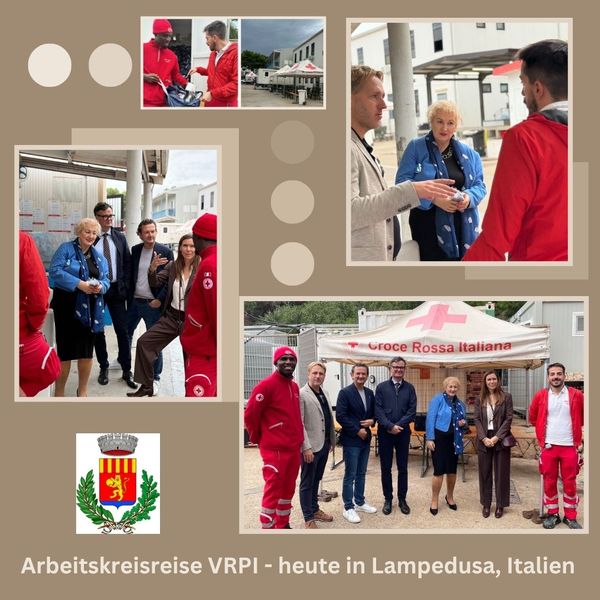 Dessen ungeachtet ist Lampedusa nach wie vor eine Touristeninsel mit entsprechend geschützten Stränden. Wenngleich die hohen Zahlen von ankommenden Flüchtlingen - 45.000 im letzten Jahr bei 6.000 Einwohnern der Insel - erschrecken. 
Fotos: BRK Lampedusa und AK-Teilnehmer