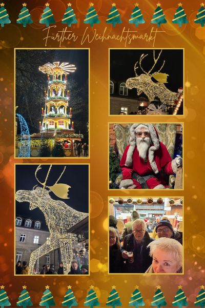 Nach der LEZ-Ausstellung ging&acute;s zum F&uuml;rther Weihnachtsmarkt - einfach hingehen und bezaubern lassen!
Fotos: P. Guttenberger 