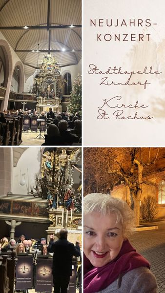 Ein traumhaftes Neujahrskonzert der Stadtkapelle Zirndorf - zugeschnitten auf das historische Ambiente der Kirche St. Rochus - was f&uuml;r ein positiver Jahresauftakt!
Fotos: P. Guttenberger