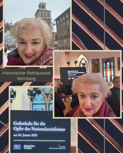 Gedenkakt für die Opfer des Nationalsozialismus in Nürnberg. "Nein, ich hätte mir nicht vorstellen können, dass Antisemitismus in Deutschland wieder Thema ist". Aus diesem Grund ist es um so wichtiger, Gräueltaten der Nazis nicht zu vergessen, sondern im kollektiven Gedächtnis unserer Gesellschaft ein "Nie-Wieder" wachzuhalten. Gerade die Gleichgültigkeit weiter Teile der Gesellschaft damals darf es heute nicht mehr geben! Fotos: P. Guttenberger