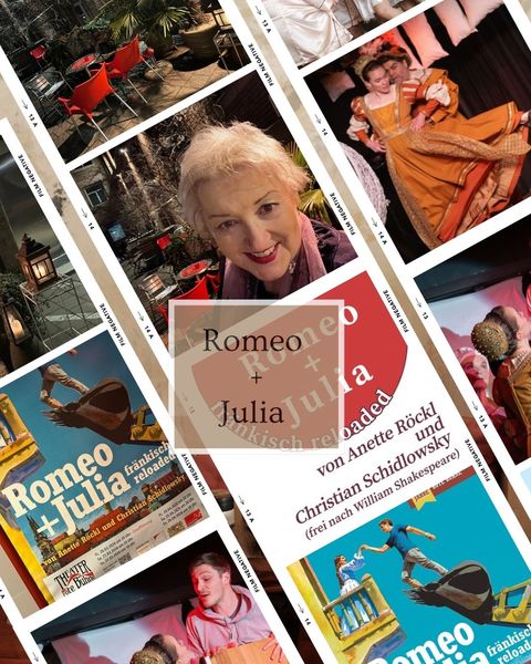 Urauff&uuml;hrung Romeo + Julia - fr&auml;nkisch reloaded in der "Roten B&uuml;hne" in N&uuml;rnberg. Zugegeben, mit Shakespeares Drama hat diese Inszenierung von Anette R&ouml;ckl und Christian Schidlowsky wenig gemein, hier geht es witzig, fr&auml;nkisch und &uuml;beraus unterhalsam zu. Pr&auml;dikat: Absolut empfehlenswert!
Fotos: Rote B&uuml;hne + P. Guttenberger