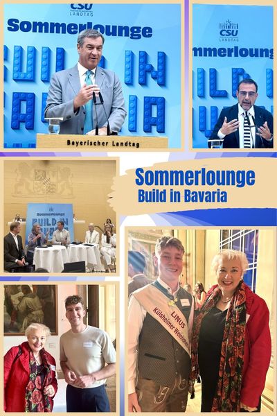 �Build in Bavaria� lautete das Motto der diesj&auml;hrigen Sommerlounge: Es wurden an diesem Abend innovative Bau- und Wohnprojekte aus und f&uuml;r Bayern in den Fokus ger&uuml;ckt. Ein interessanter Austausch und aus dem Stimmkreis waren Manuel Fuchsbauer, GB & Cie Development GmbH und Tom Hesselberger. 2. B&uuml;rgermeister, Zdf. auf Einladung mit dabei.
Fotos: P. Guttenberger