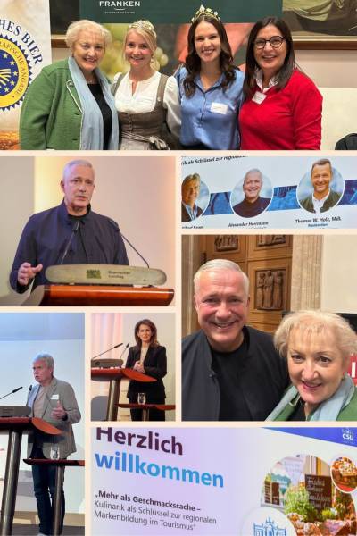 3. Tourismuspolititscher Jahresdialog: Prof. Dr. Alfred Bauer, Leiter des Bayerischen Zentrums f�r Tourismus, und Alexander Herrmann, Sternekoch, waren prominente G�ste und beleuchtenten die Bedeutung von Kulinarik aus wissenschaftlicher wie auch aus gastronomischer Sicht, wie auch der fr�nkische Weinbauverband und Brauerbund. Foto: P. Guttenberger, CSU-Landtagsfraktion